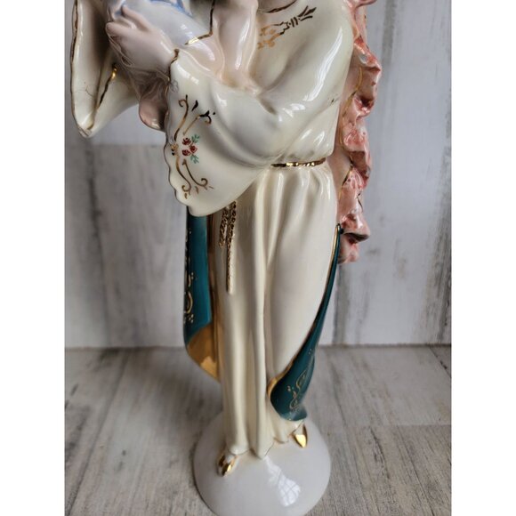 vintage Mary Madonna child AS IS vintage religious home decor figure - Picture 3 of 14